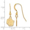 Black Bow Jewelry 14k Yellow Gold Plated Sterling Silver Colorado Buffalos NCAA Dangle Earrings - 2 of 3