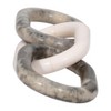 Decorative Objects for Home Decor - Modern Sculpture Accent Chain Link for Kitchen Decor, Shelf Styling, or Decorations for Living Room - 4 of 4