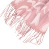 Anna-Kaci Women's Soft Heart Pattern Brushed Scarf with Fringe Tassel Ends 70.5×27.5 Inches - 3 of 4