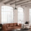 Hunter Fans 54" Leti Ceiling Fan Noble Bronze with Integrated Light, Weathered White Birch Blades, 3 Blades, Dry Rated - 2 of 2