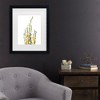 Trademark Fine Art - Rosana Laiz Blursbyai Yellow blooms Matted Framed Art - 2 of 4