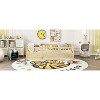 NicBex Twin Size Montessori Toddler Bed Wooden Floor Bed for Kids,Children's Floor Bed with Support Slat,Fence&Door,Safe&Formaldehyde-free - 4 of 4