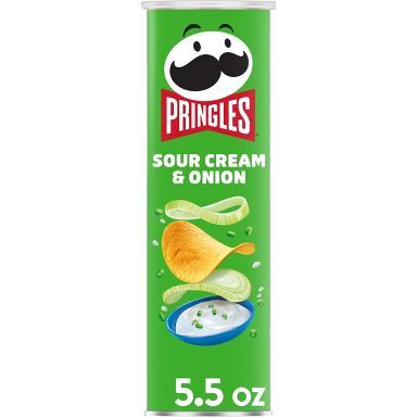 Pringles Sour Cream & Onion Potato Crisps Chips - 5.5oz