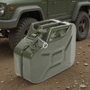 NAYSAYE 5L/10L/20L Gas Can Standard Cold-rolled Plate Petrol Diesel Can with Oil Pipe and Three Handles for Car Fuel Storage and Outdoor Use - 2 of 4