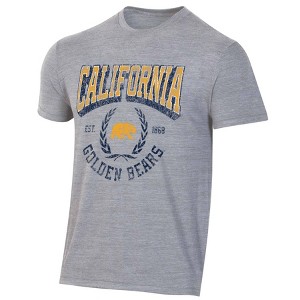 NCAA Cal Golden Bears Men's Gray Triblend T-Shirt - 1 of 3