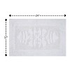 Knightsbridge Cipher 220 GSF Non Skid Back Bath Rug 17" x 24" - 2 of 4