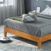 12" Alexis Deluxe Wood Platform Bed Rustic Pine - Zinus - 3 of 4