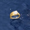 Ross-Simons 8-8.5mm Cultured Pearl Ring in 18kt Gold Over Sterling - 4 of 4