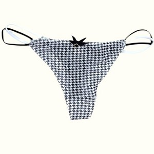 Milanblocks Leopard Print String Panties with Charm Accent - 1 of 4