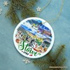 Artistic Stowe Vermont Ornament, Classic New England Mountain Town Christmas Gift and Souvenir | OrnamentallyYou - 4 of 4