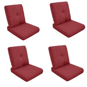 Buenhomino Outdoor Seat Cushion Set 25 x 22 x 4 Inch,Waterproof & Fade Resistant Outdoor Chair Cushions,Deep Seat Cushion with Removable Cover - 1 of 4