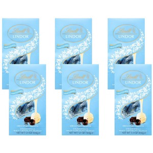 Lindt Truffle Stracciatella White Chocolate Truffles - 6 bags, 5.1 oz each - 1 of 4
