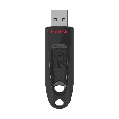 SanDisk Ultra 64GB USB 3.0 Type A Flash Drive Black (SDCZ48-064G-AW46)