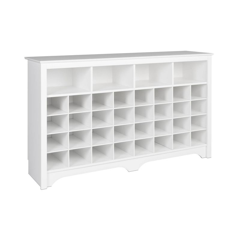60" Entryway Shoe Cubby Console - Prepac, 4 of 13