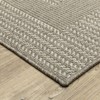 Oriental Weavers Caicos CA05A Grey/ Light Grey Indoor/Outdoor Area Rug - 1'10" x 7'6" - 2 of 4