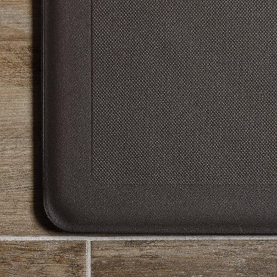 Green and Brown PVC Mosaic Anti-Fatigue Kitchen Mat