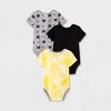 Baby Boys' 3pk Batman Bodysuit Set - Black - image 2 of 3