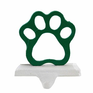 Transpac 4.5 Inch Paw Print Stocking Holder Christmas Pet Dog Cat Stocking Holders - 1 of 3
