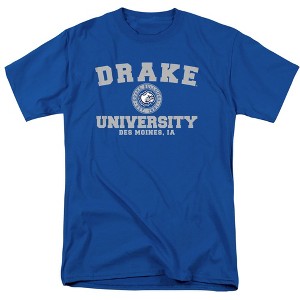 Men's Drake University Official Circle Logo Short Sleeve Mens Cotton T-Shirt - 1 of 4