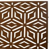 Vynxaria 76" Metal Privacy Screen - Freestanding Decorative Divider for Indoor & Outdoor Use - 2 of 4