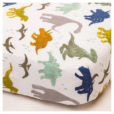 dinosaur crib sheet