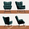 JIONJOY Upholstered Rocking Chair - 3 of 4
