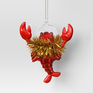 Christmas Lobster with Tinsel Collar Ornament - Wondershop™ - 1 of 3