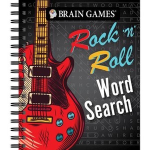 Brain Games - Rock 'n' Roll Word Search - by  Publications International Ltd & Brain Games (Spiral Bound) - 1 of 1