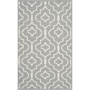 Dhurries DHU637 Hand Woven Area Rug  - Safavieh - 1 of 3