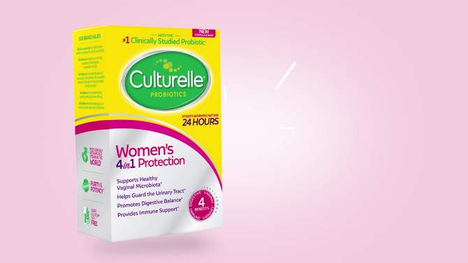 Culturelle Women&#39;s 4 in 1 Protection for Vaginal, Digestive and Immune Health - 30ct, 2 of 10, play video