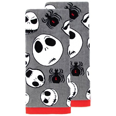 2pk Jack Skellington Halloween Kitchen Towels