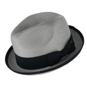 Epoch Hats Company Men's Fedora with Contrast Band and Trim - 1 of 4
