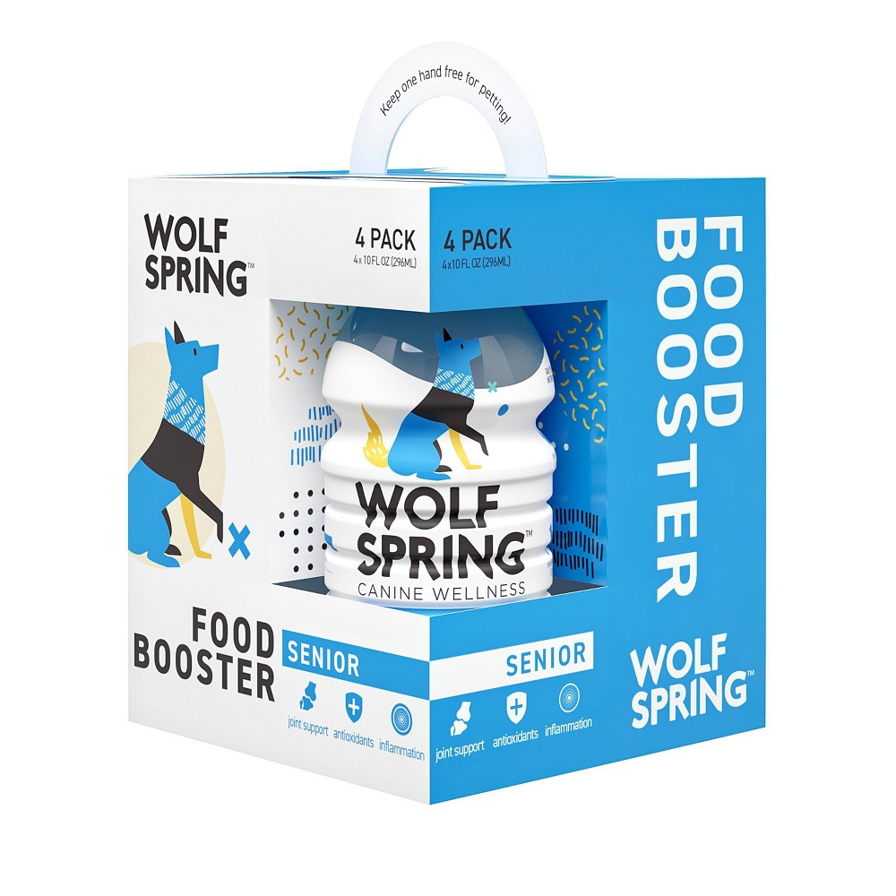 Wolf Spring Canine Food Booster Senior with Vegetable Wet Dog Food - 10 fl oz/4ct