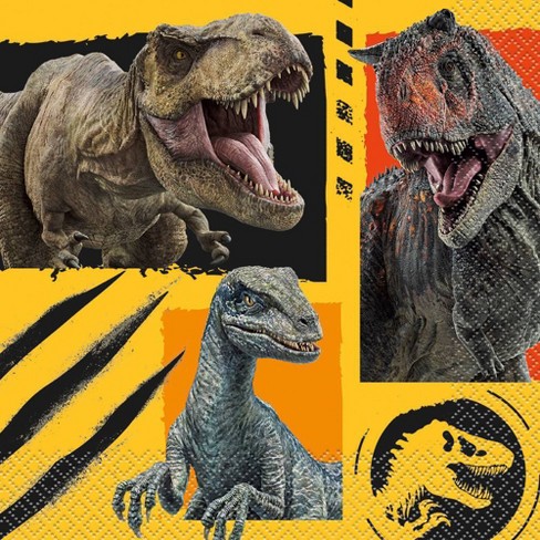 16ct Jurassic World 3 8ct 7 Lunch Paper Napkins : Target