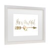 Trademark Fine Art - Jenaya Jackson Girl Power VII Matted Framed Art - 3 of 4