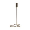 Modern Metal Taper Candle Holder - Minimalist Design - Decorative Candlestick Stand for Home, Office, Bedroom, Living Room - 11" Gold - 2 of 4