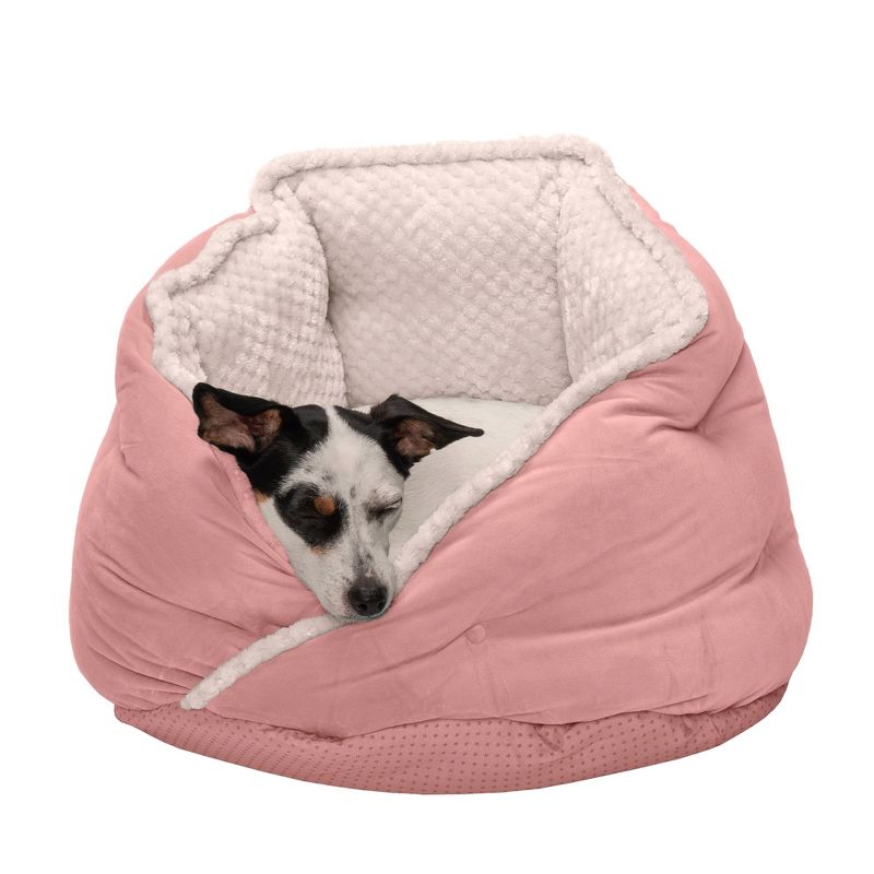 FurHaven Calming Wrap-Around Hug Small Dog and Cat Bed, 1 of 5