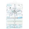 Hudson Baby Cotton Flannel Receiving Blankets, New Elephant, One Size - 2 of 4