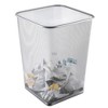 YBM Home 5 Gallon Silver Steel Mesh Square Open Top Waste Basket Trash Can (2487) - 2 of 4