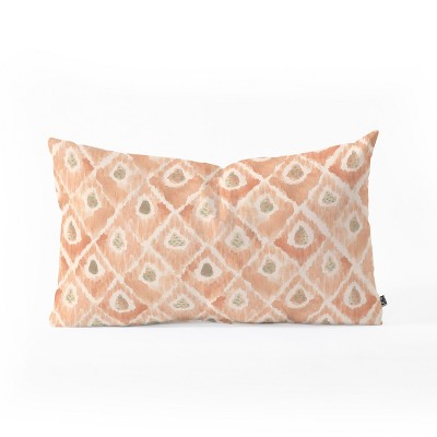 Dash And Ash Catch Me Lumbar Throw Pillow Orange - Deny Designs