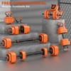 GIKPAL Adjustable Dumbbells Set, 4 in 1 Free Weights Dumbbells Set Used as Dumbbell, Barbell, Push up Stand, Kettlebells for Home Gym Exercises - 2 of 4