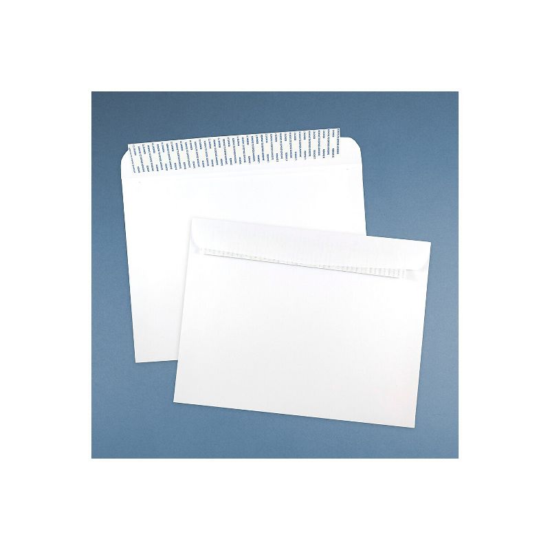 JAM Paper 10 x 13 Booklet Catalog Envelopes with Peel and Seal Closure White 356828787I, 4 of 5