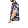 LA LEELA Men's Hawaiian Short Sleeve Button Down Shirt Mens Party Shirts Casual Vacation Summer Tropical Island Shirts for Men Funny - 3 of 4