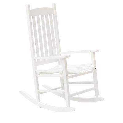 BestMassage Outdoor Rocking Chair Classic Wooden Patio Rocking Chair