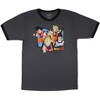 Dragon Ball Z Men's Character Triangle Design Adult Anime Ringer T-Shirt - image 2 of 4