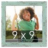PosterPalooza | Square Shabby Chic Green Picture Frame - UV Acrylic, Foam Board Backing, Hanging Hardware - 2 of 4