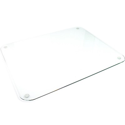 Desktex Glaciermat Anti-Slip Glass Desk Pad 19" x 24" Clear (FCDE1924G)