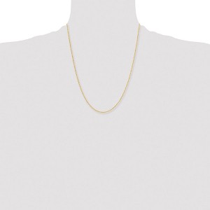 Chisel Stainless Steel Polished Yellow IP-plated 2mm 22" Ball Chain Necklace - 1 of 4