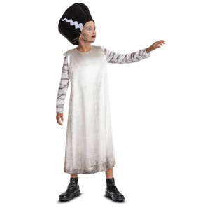 NBCUniversal Studios Girls' Monsters Bride Of Frankenstein Classic Costume Dress - 1 of 4