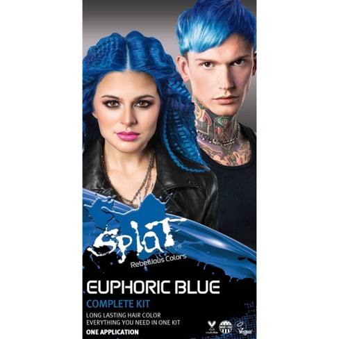 Splat Hair Color Kit 10 28 Fl Oz Euphoric Blue Target